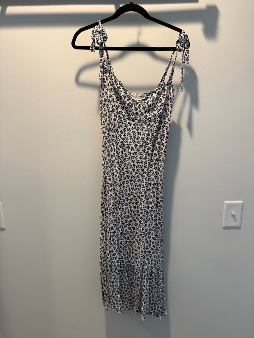 Reformation Nikita Blue Floral Tie Dress - Picture 2 of 5